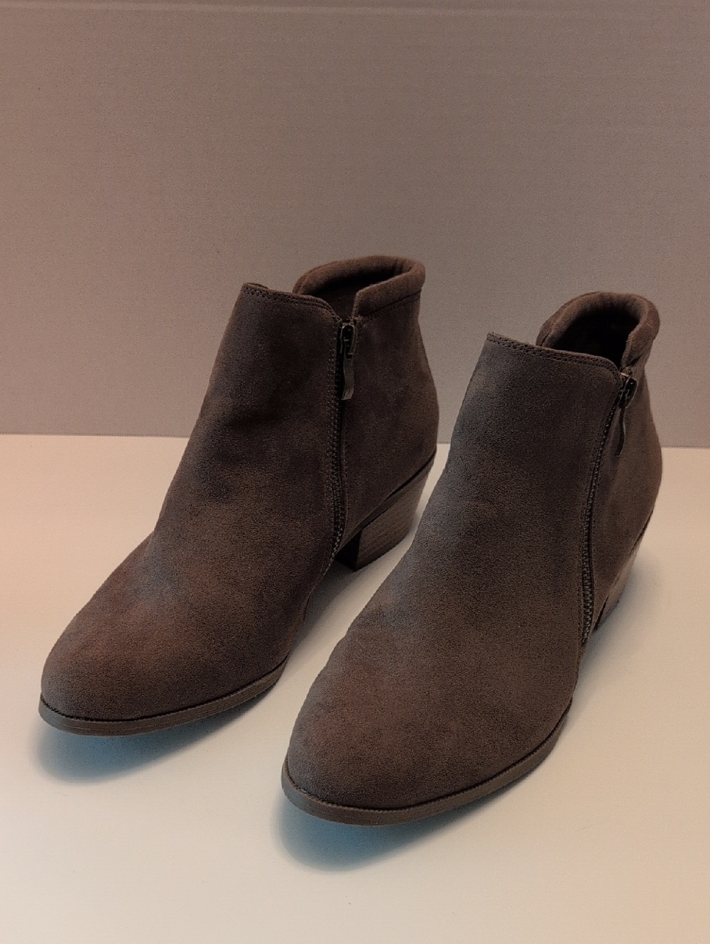 Apri By Italian Shoemakers Double Zippered Ankle Boot